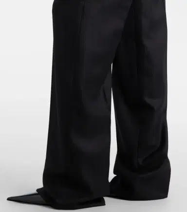 Saint Laurent High-rise cashmere straight pants | Thumbnail 2 Saint Laurent High-rise cashmere straight pants | Thumbnail 2