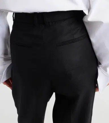 Saint Laurent High-rise cashmere straight pants | Thumbnail 5 Saint Laurent High-rise cashmere straight pants | Thumbnail 5
