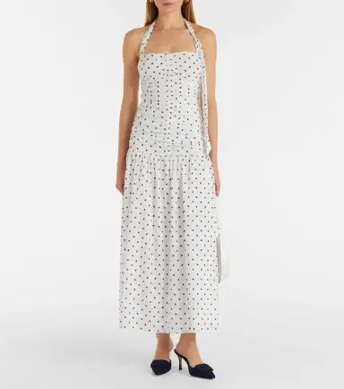 Posse Edie polka-dot maxi dress | Thumbnail 4