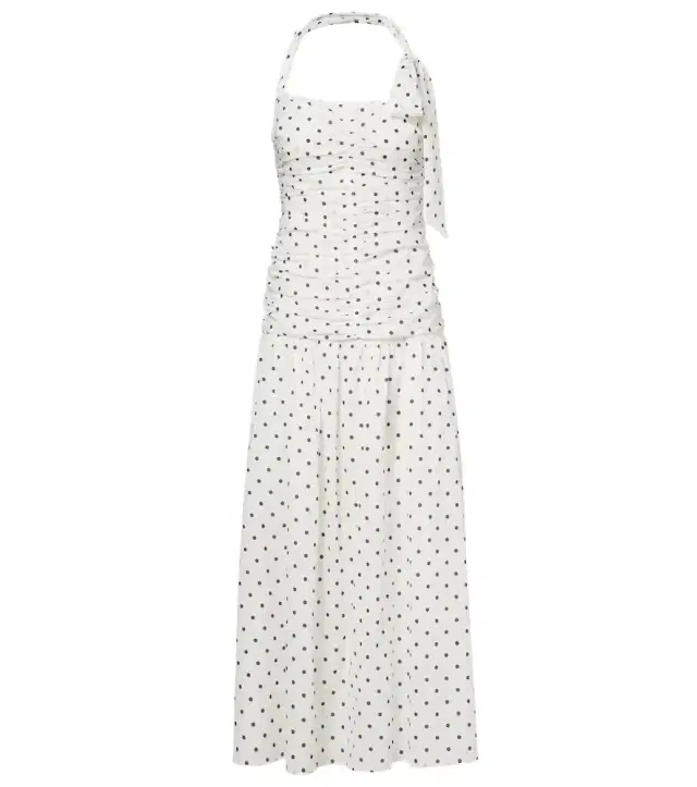 Posse Edie polka-dot maxi dress