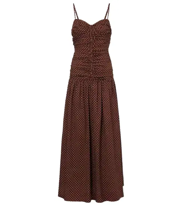 Posse Edie polka-dot maxi dress