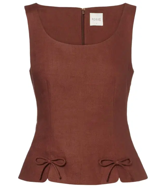 Posse Sabine linen top