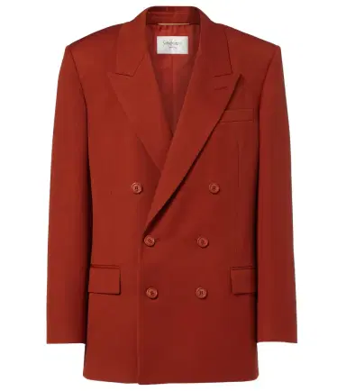 Saint Laurent Wool gabardine blazer | Thumbnail 1