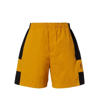 Saint Laurent Cassandre cotton Bermuda shorts | Thumbnail 1
