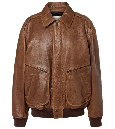 Saint Laurent Padded leather blouson jacket | Thumbnail 1 Saint Laurent Padded leather blouson jacket | Thumbnail 1