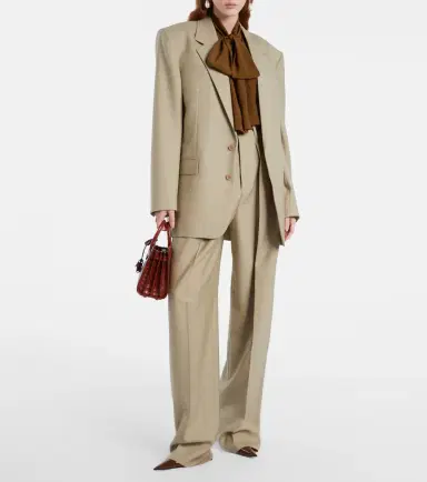 Saint Laurent Wool and silk blazer | Thumbnail 3 Saint Laurent Wool and silk blazer | Thumbnail 3