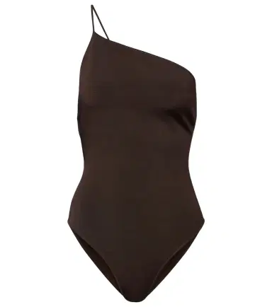 Saint Laurent One-shoulder satin bodysuit | Thumbnail 1