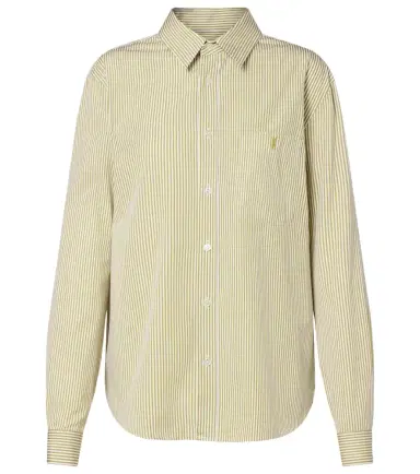 Saint Laurent Striped cotton shirt | Thumbnail 1 Saint Laurent Striped cotton shirt | Thumbnail 1