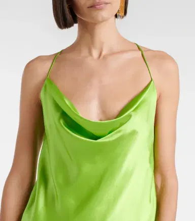 Saint Laurent Silk satin slip dress | Thumbnail 5 Saint Laurent Silk satin slip dress | Thumbnail 5