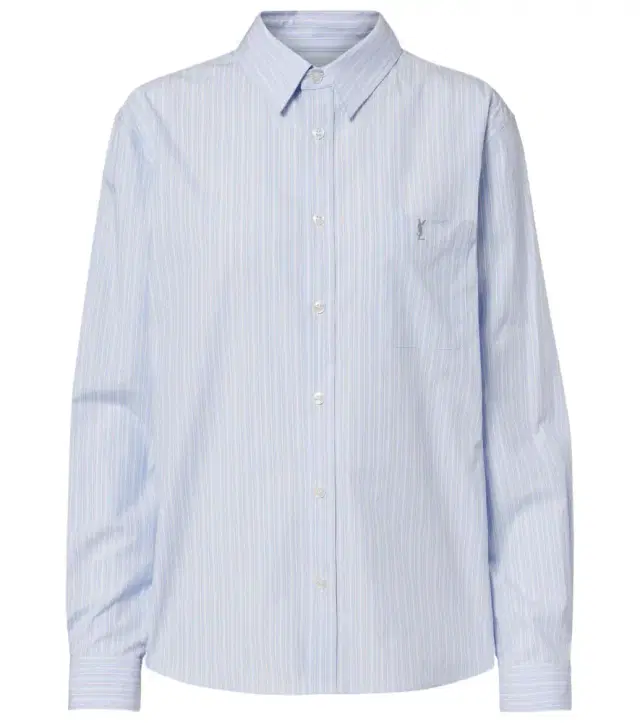 Saint Laurent Striped cotton poplin shirt