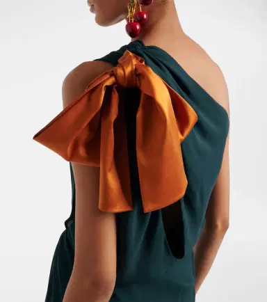 Saint Laurent Silk chiffon gown | Thumbnail 5