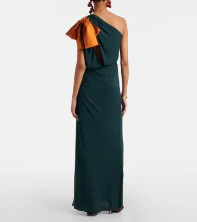 Saint Laurent Silk chiffon gown | Thumbnail 6