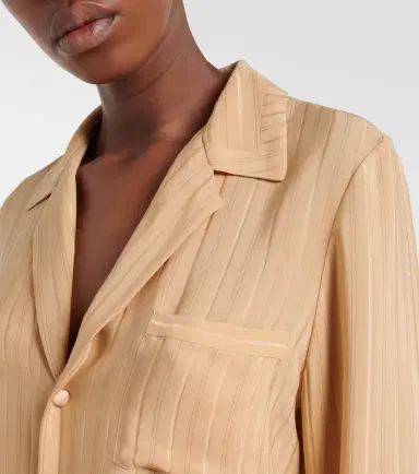 Saint Laurent Striped silk shirt | Thumbnail 5