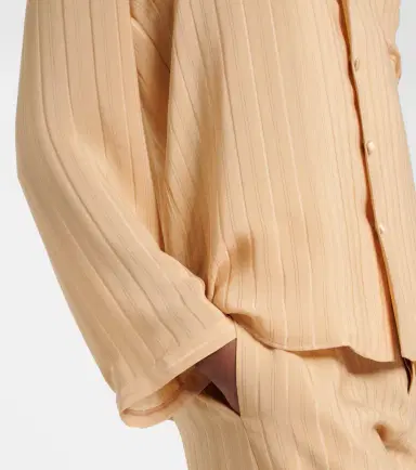 Saint Laurent Striped silk shirt | Thumbnail 6