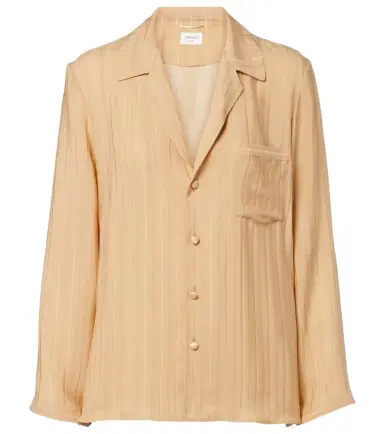Saint Laurent Striped silk shirt | Thumbnail 1