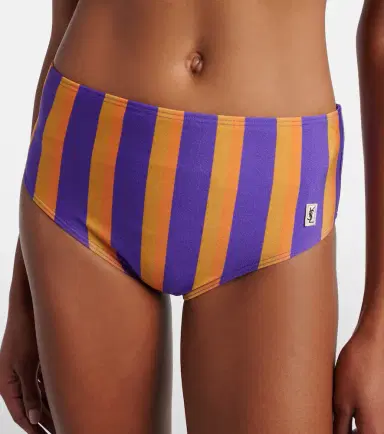 Saint Laurent Striped bikini bottoms | Thumbnail 4 Saint Laurent Striped bikini bottoms | Thumbnail 4