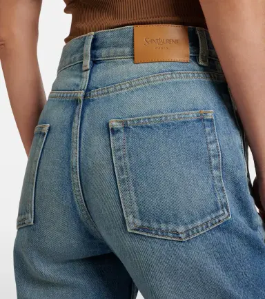Saint Laurent 70's high-rise wide-leg jeans | Thumbnail 7 Saint Laurent 70's high-rise wide-leg jeans | Thumbnail 7