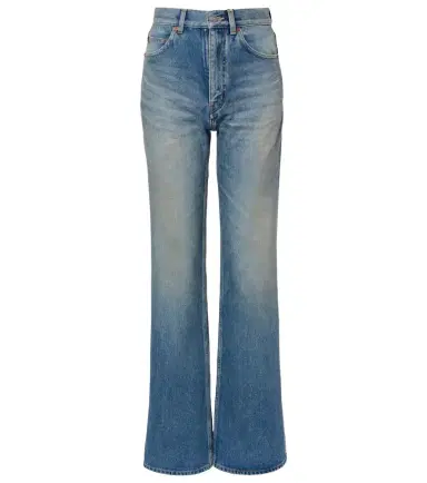 Saint Laurent 70's high-rise wide-leg jeans | Thumbnail 1 Saint Laurent 70's high-rise wide-leg jeans | Thumbnail 1