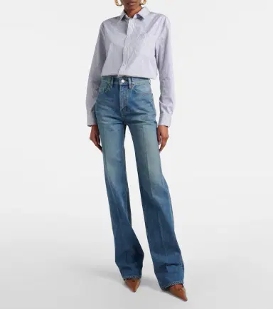 Saint Laurent Yves flared jeans | Thumbnail 3