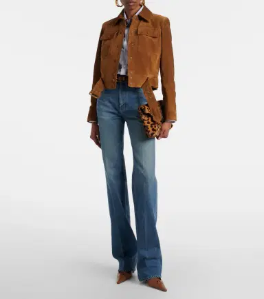 Saint Laurent Yves flared jeans | Thumbnail 7