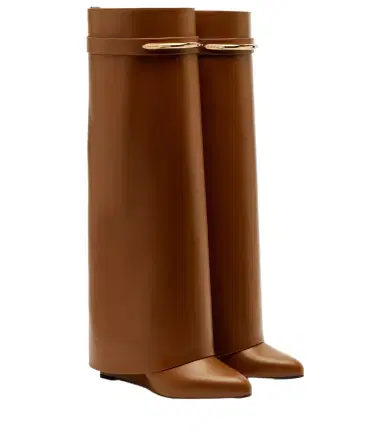Givenchy Shark leather knee-high boots | Thumbnail 1 Givenchy Shark leather knee-high boots | Thumbnail 1