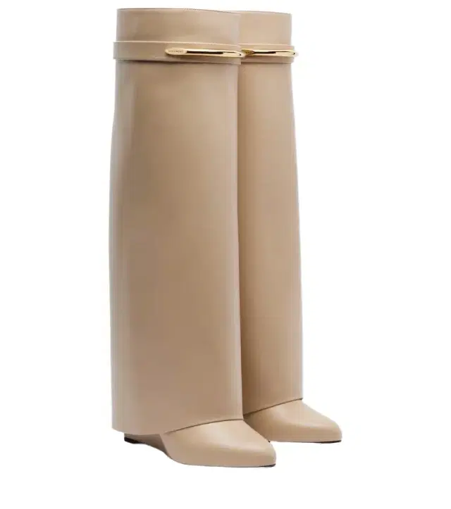 Shark 95 leather knee-high boots