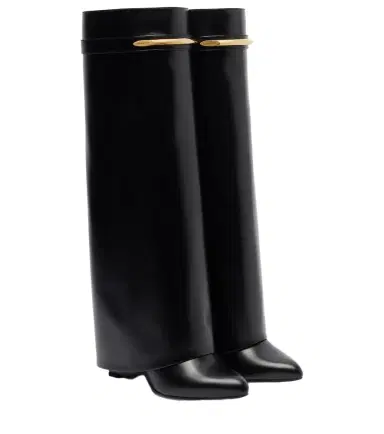 Givenchy Shark leather knee-high boots | Thumbnail 1 Givenchy Shark leather knee-high boots | Thumbnail 1