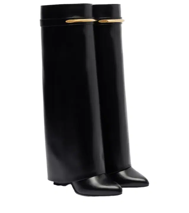 Shark 95 leather knee-high boots