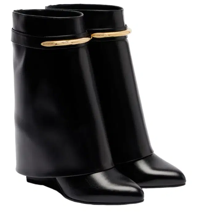 Givenchy Shark 95 leather mid-calf boots