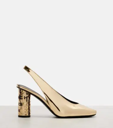Givenchy Tape mirrored leather slingback pumps | Thumbnail 4
