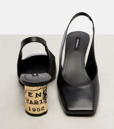 Givenchy Tape 65 leather slingback pumps | Thumbnail 2