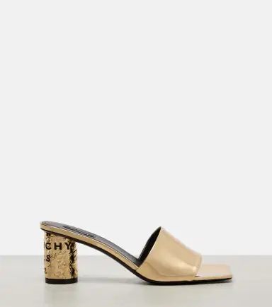 Givenchy Tape 65 mirrored leather mules | Thumbnail 4 Givenchy Tape 65 mirrored leather mules | Thumbnail 4