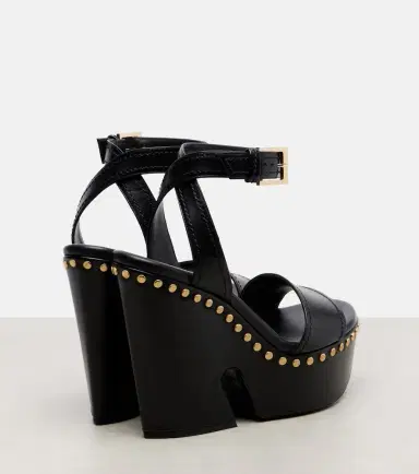 Givenchy Embellished platform leathers sandals | Thumbnail 3 Givenchy Embellished platform leathers sandals | Thumbnail 3