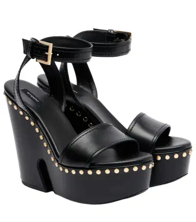 Givenchy Embellished platform leathers sandals | Thumbnail 1 Givenchy Embellished platform leathers sandals | Thumbnail 1
