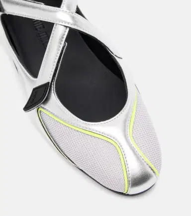 The Attico Floor01 metallic ballet flats | Thumbnail 2 The Attico Floor01 metallic ballet flats | Thumbnail 2