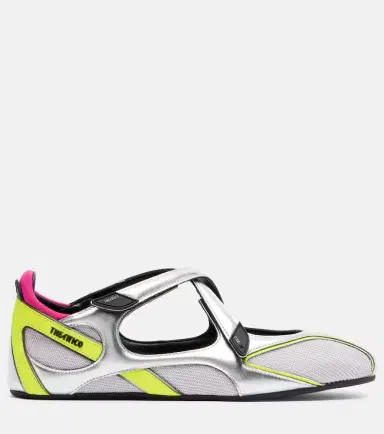 The Attico Floor01 metallic ballet flats | Thumbnail 3 The Attico Floor01 metallic ballet flats | Thumbnail 3