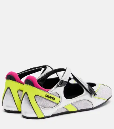 The Attico Floor01 metallic ballet flats | Thumbnail 4 The Attico Floor01 metallic ballet flats | Thumbnail 4