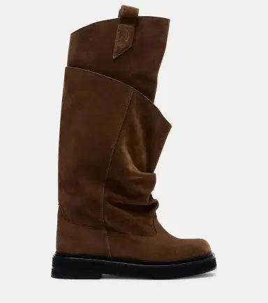 The Attico Passeggiata suede combat boots | Thumbnail 4