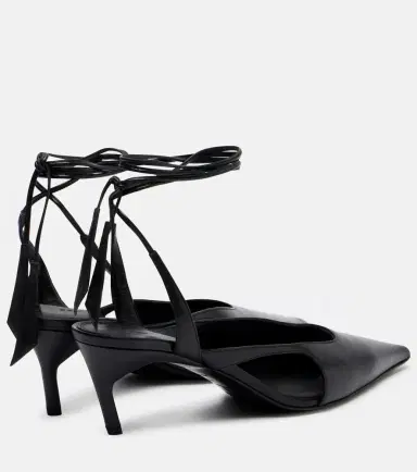 The Attico Diane 55 leather slingback pumps | Thumbnail 3