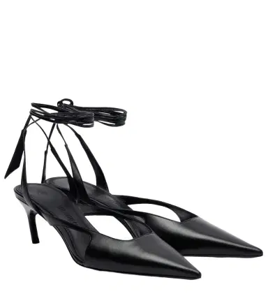 The Attico Diane 55 leather slingback pumps | Thumbnail 1