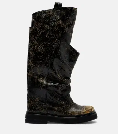 The Attico Passeggiata leather combat boots | Thumbnail 2