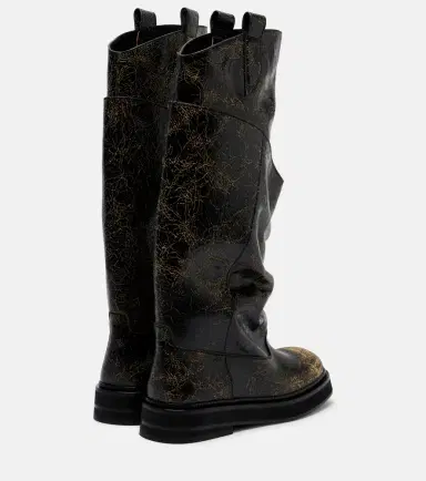 The Attico Passeggiata leather combat boots | Thumbnail 3