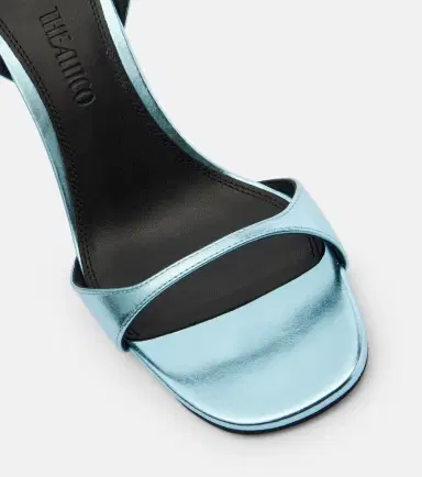 The Attico Ora 95 leather slingback sandals | Thumbnail 2