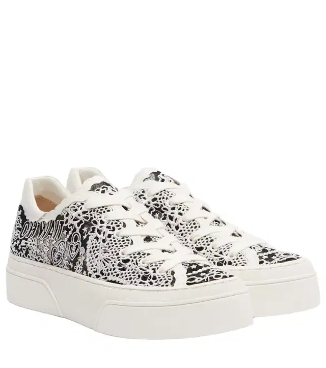 Pixie lace platform sneakers