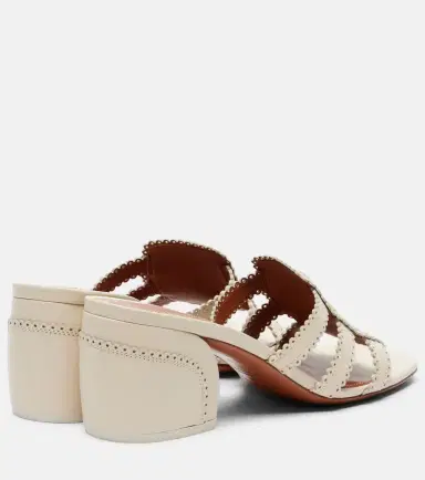 Zimmermann Goldie 65 leather mules | Thumbnail 4 Zimmermann Goldie 65 leather mules | Thumbnail 4