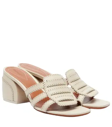 Zimmermann Goldie 65 leather mules | Thumbnail 1 Zimmermann Goldie 65 leather mules | Thumbnail 1