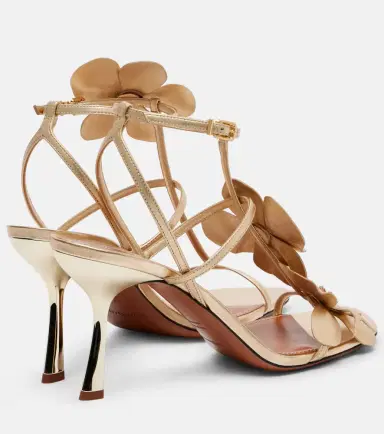 Zimmermann Orchid 85 metallic leather sandals | Thumbnail 4 Zimmermann Orchid 85 metallic leather sandals | Thumbnail 4
