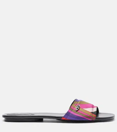 PUCCI Yummy Iride silk slides | Thumbnail 3