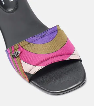 PUCCI Yummy Iride silk slides | Thumbnail 4