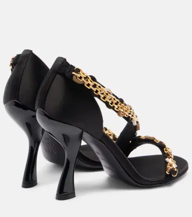 PUCCI Chain-detail satin sandals | Thumbnail 4 PUCCI Chain-detail satin sandals | Thumbnail 4